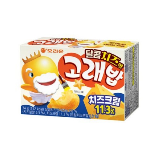 오리온 달콤치즈맛 고래밥 34g